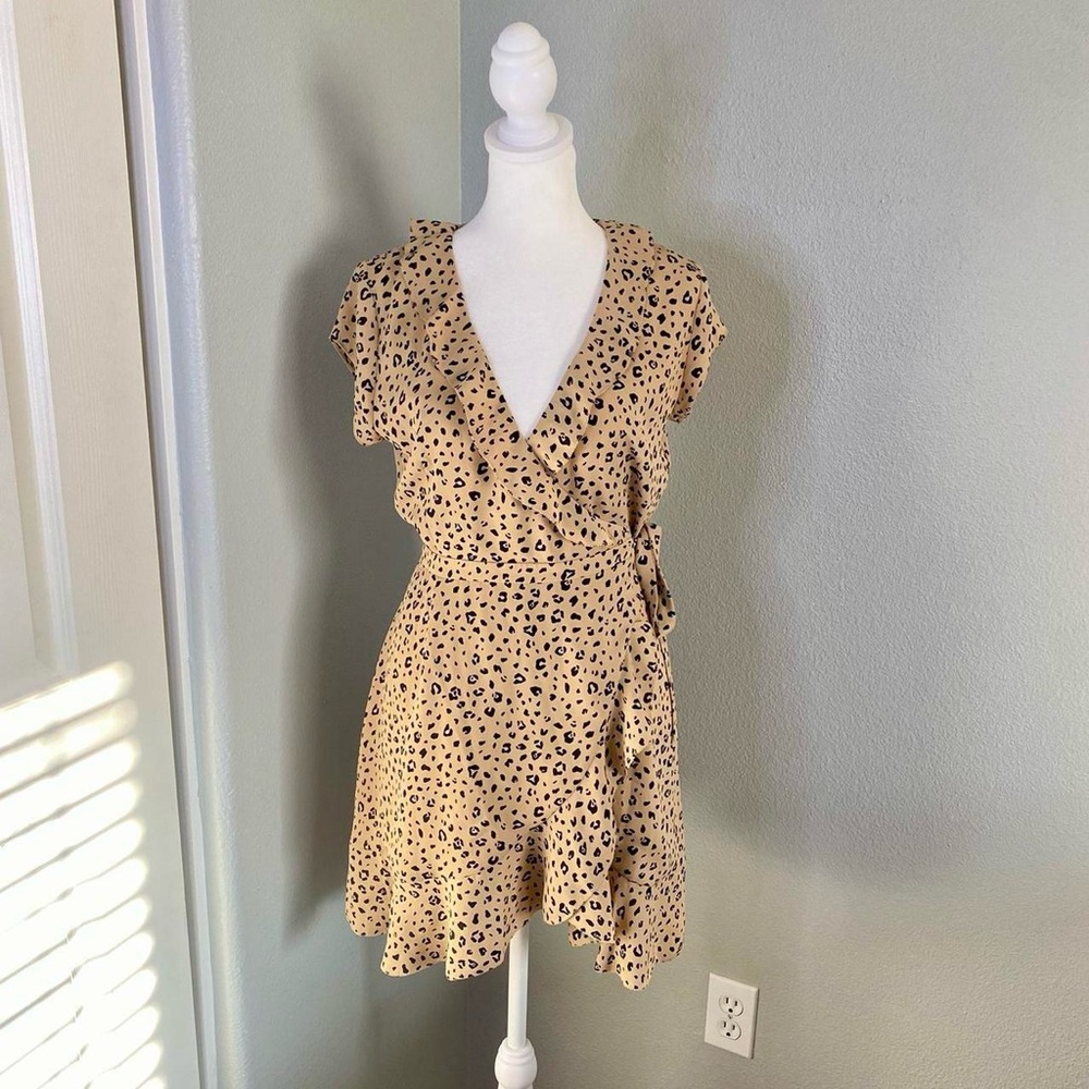 Aritzia Sunday Best Leopard Mini Dress 🌷